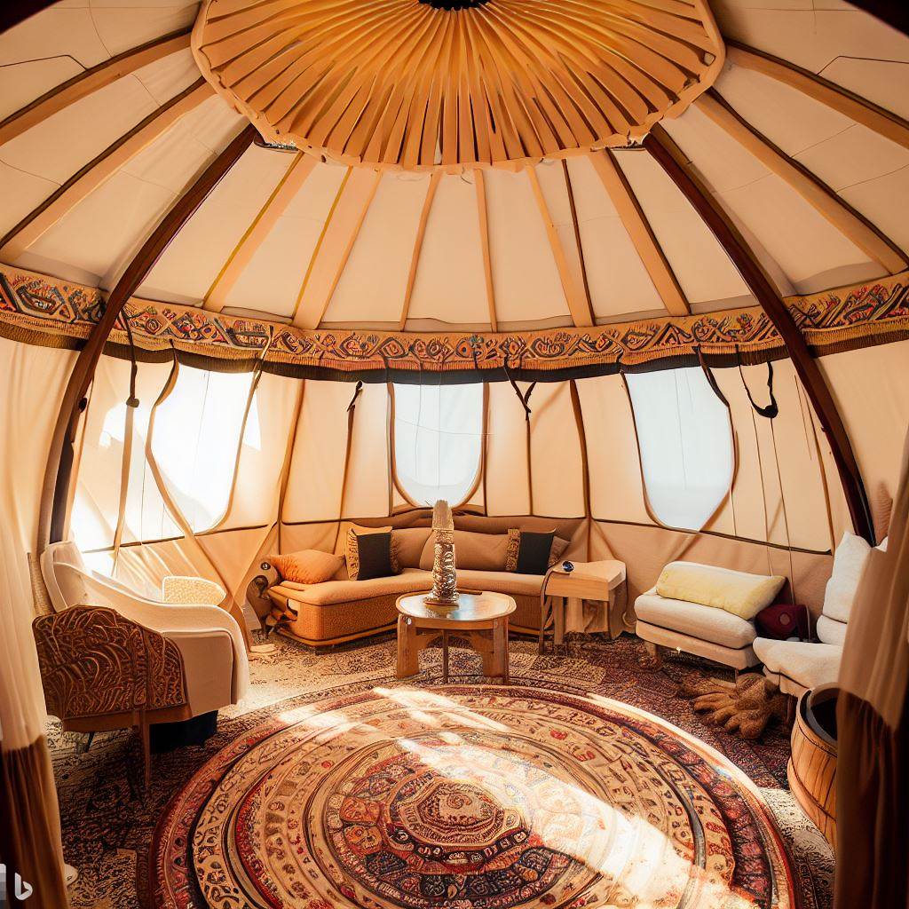 30 foot yurt interior