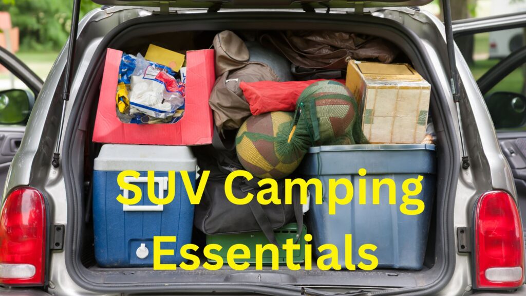 SUV tent Camping Essentials